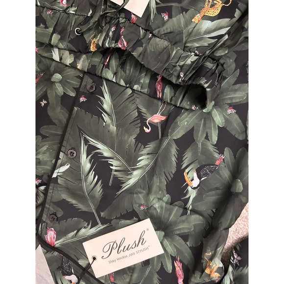 Plush x REVOLVE NWT Jungle Sleep Set | Size XS - Picture 3 of 3